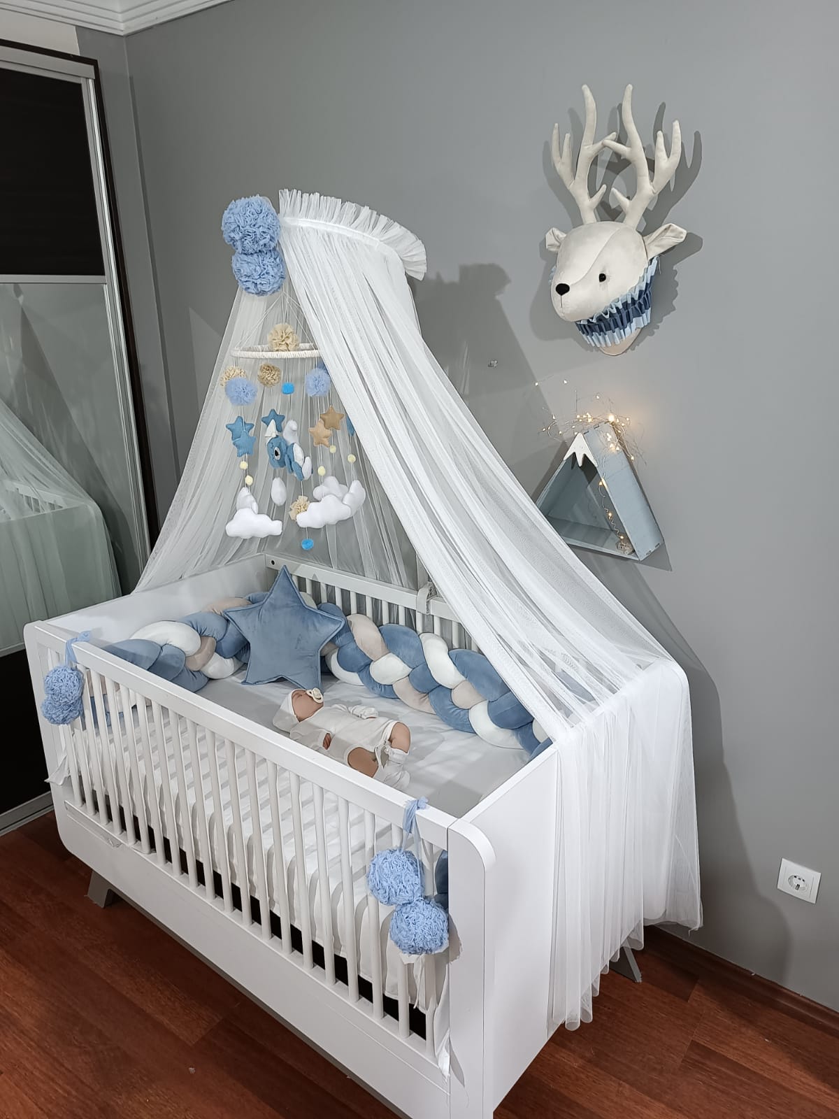 Ensemble Set de lit ✨ Bleu Reindeer🦌🦌