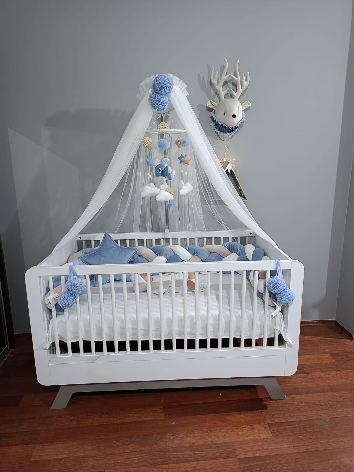 Ensemble Set de lit ✨ Bleu Reindeer🦌🦌