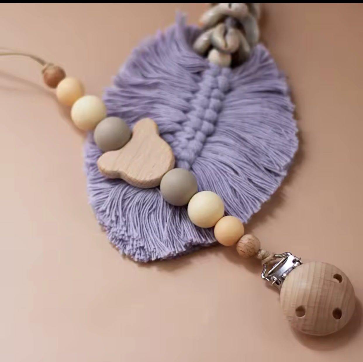 Attache tétine personnalisé /personalized pacifier clip