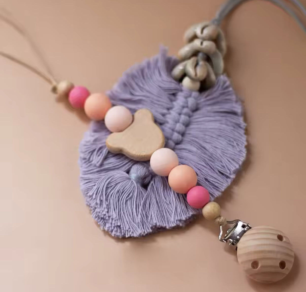 Attache tétine personnalisé /personalized pacifier clip