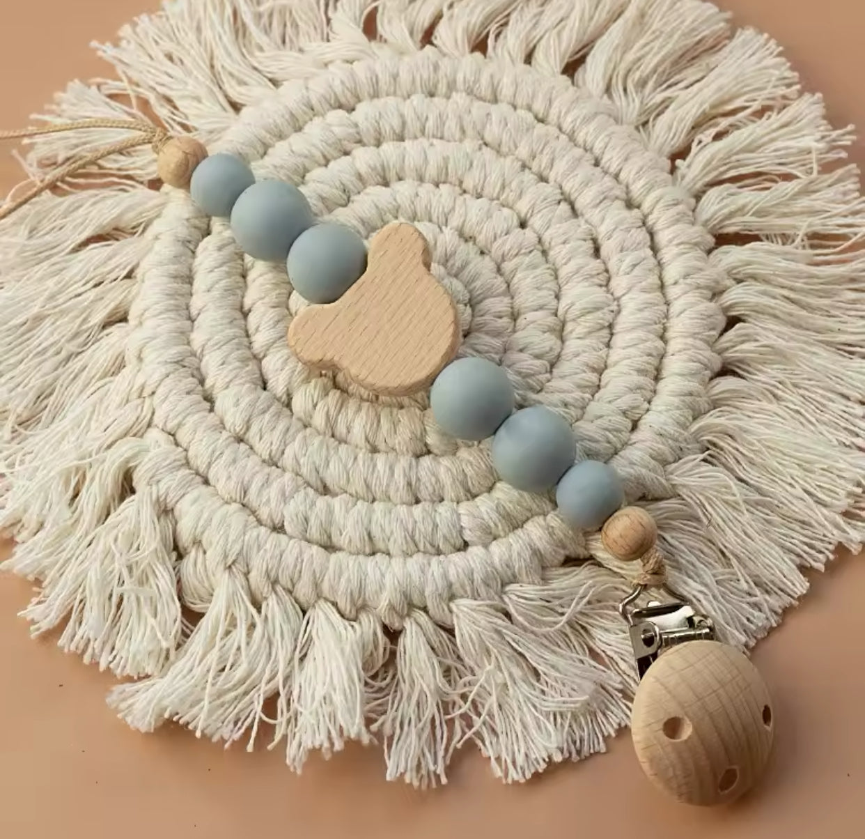 Attache tétine personnalisé /personalized pacifier clip