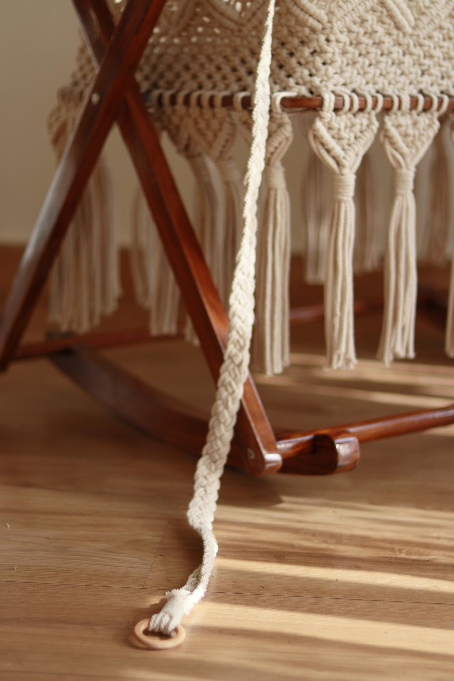 Macrame Crib and Cradle