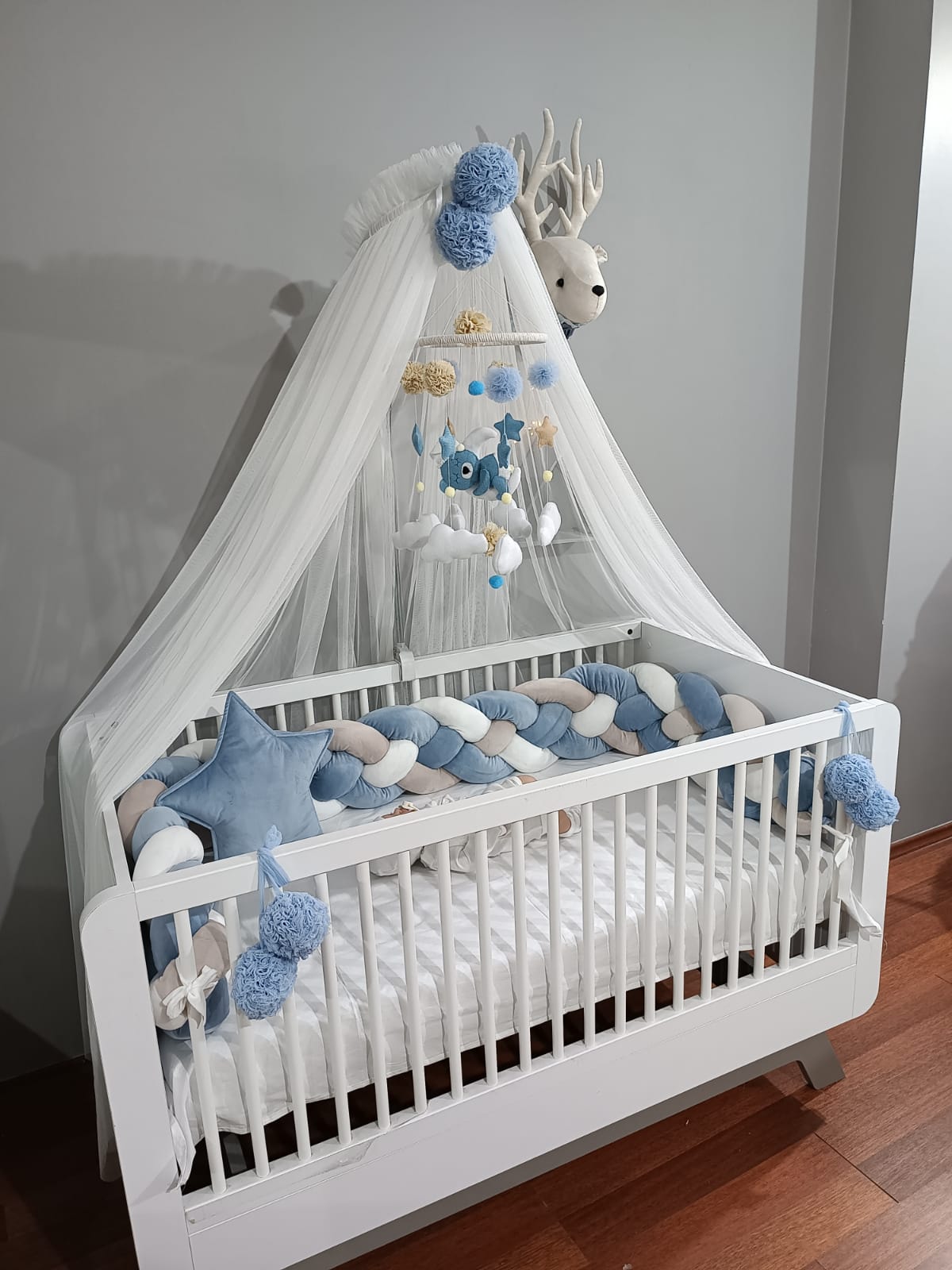 Ensemble Set de lit ✨ Bleu Reindeer🦌🦌