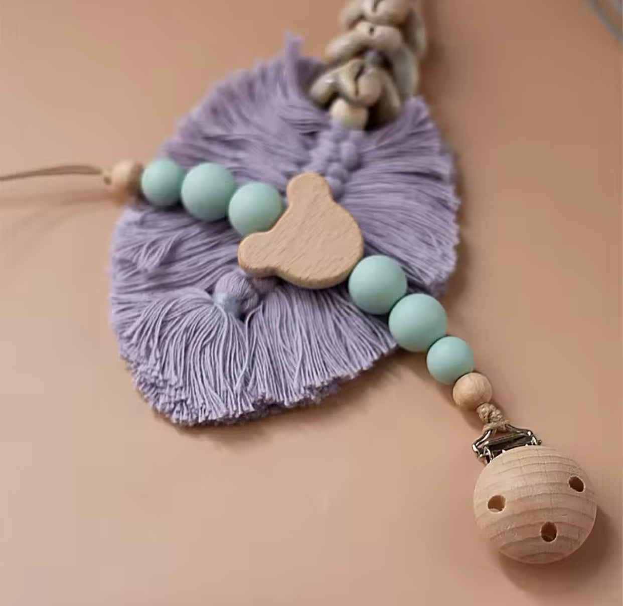 Attache tétine personnalisé /personalized pacifier clip