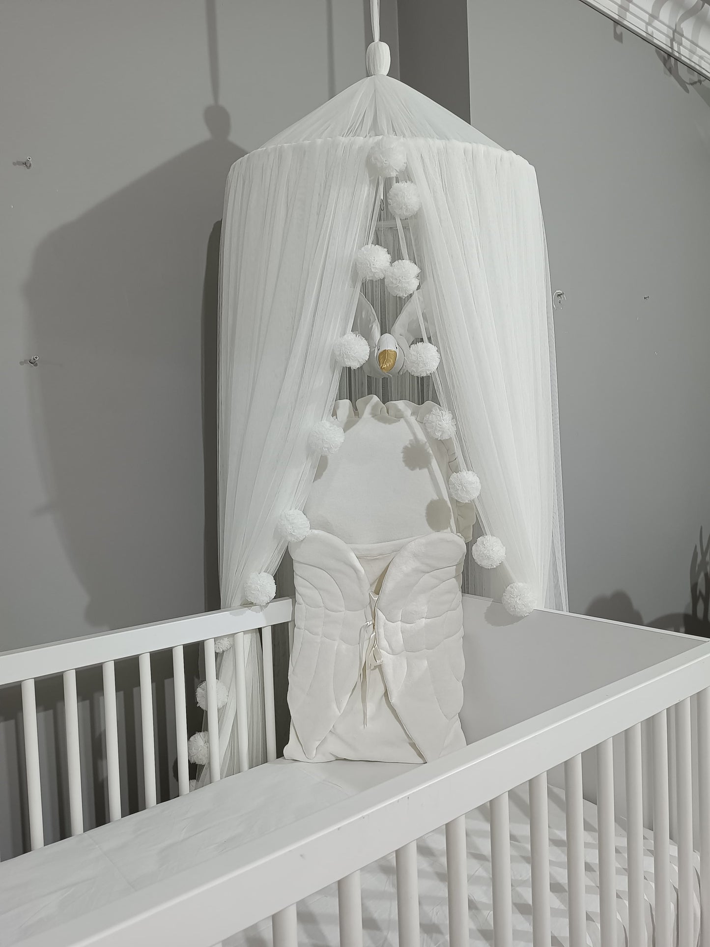 Welcome Baby white Wings Set 🪽🪽