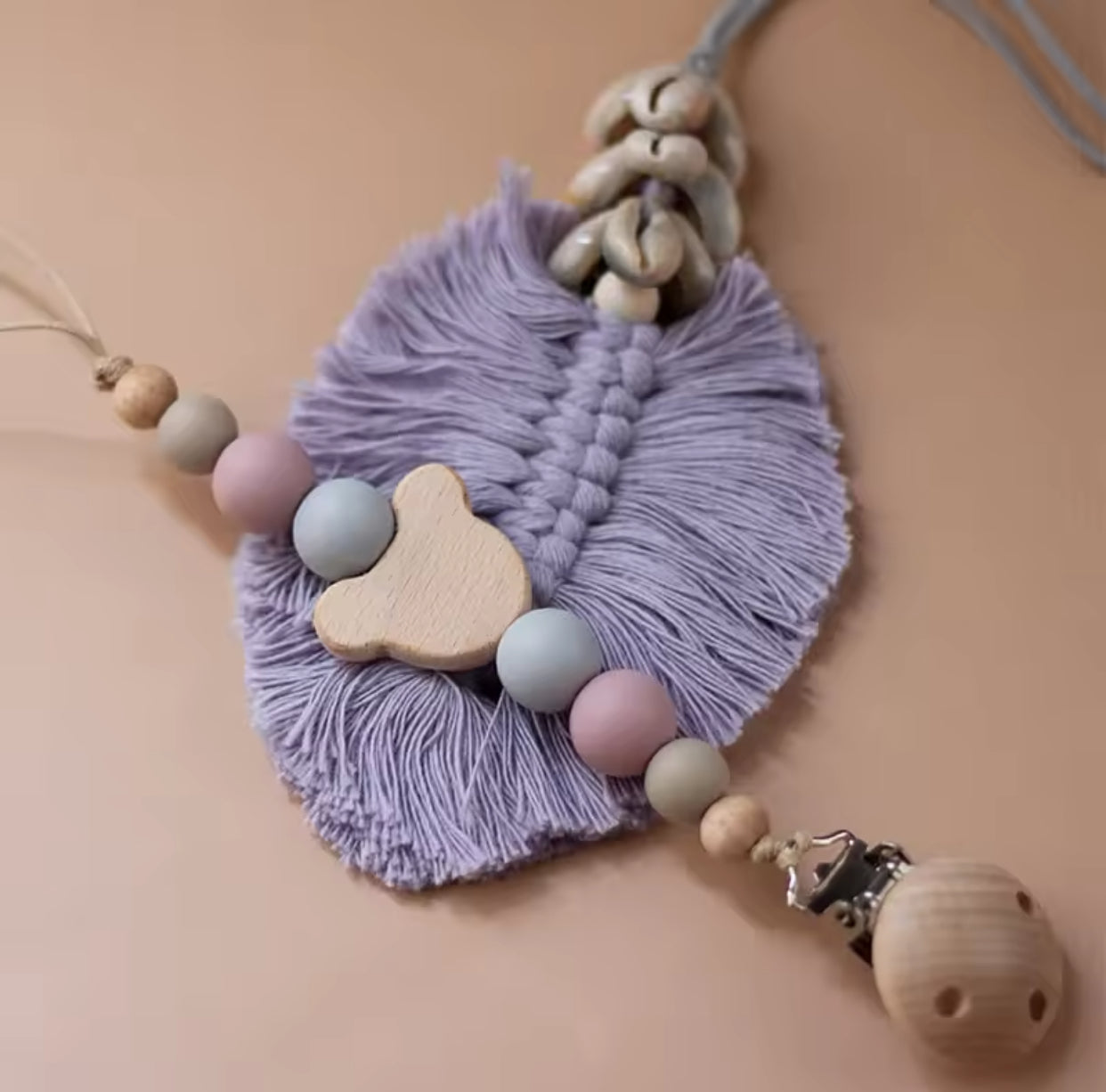 Attache tétine personnalisé /personalized pacifier clip