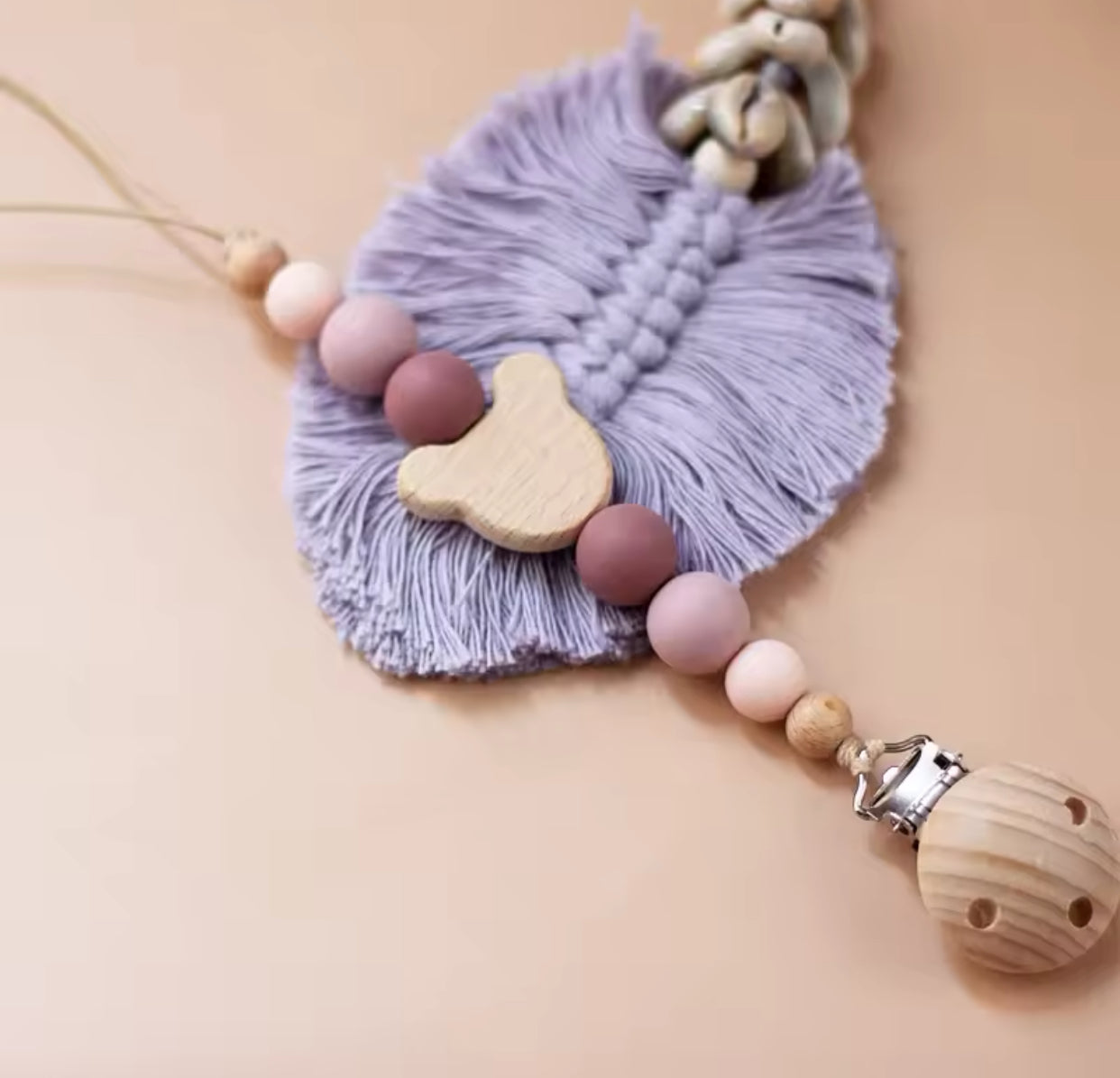 Attache tétine personnalisé /personalized pacifier clip