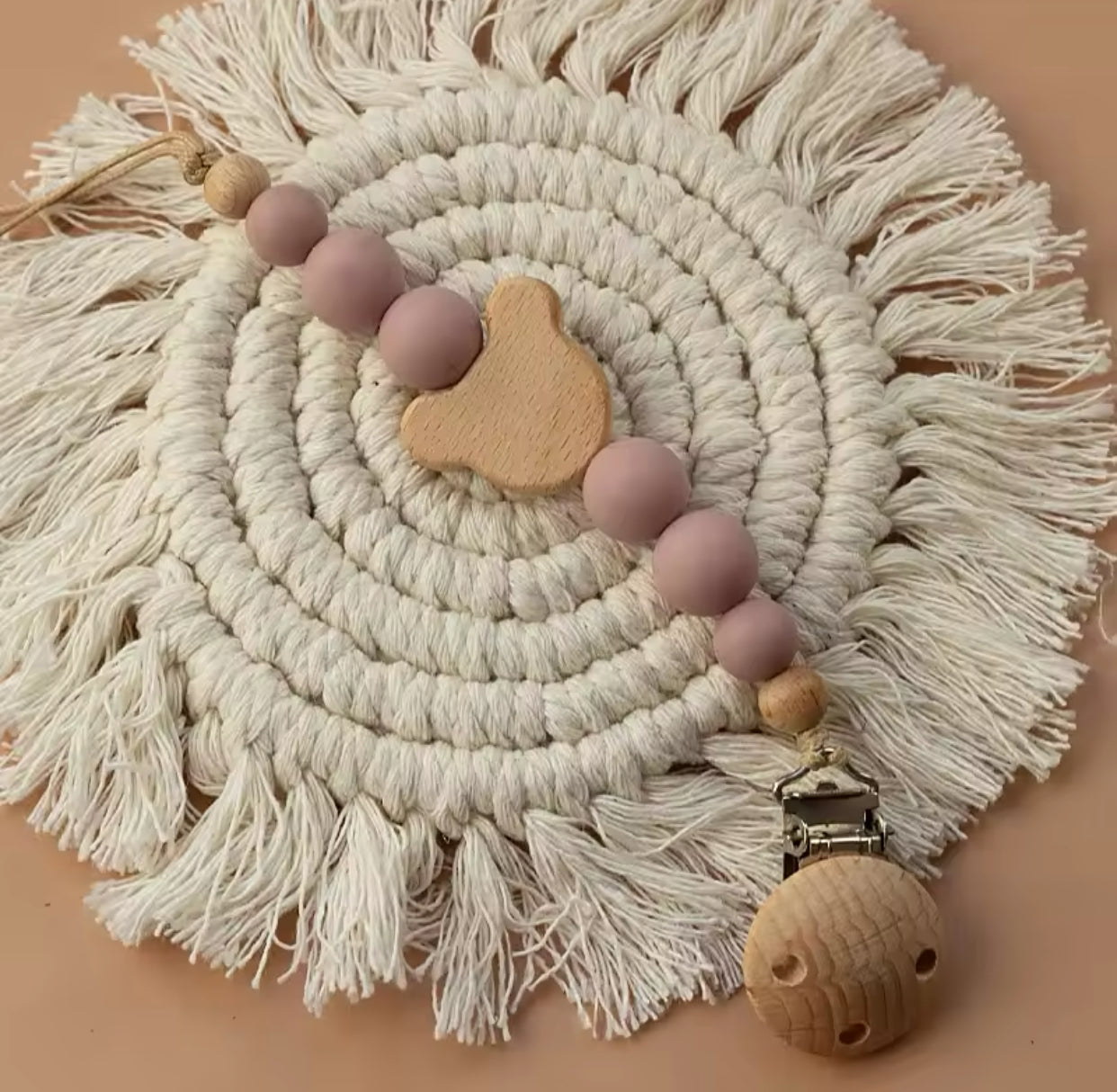 Attache tétine personnalisé /personalized pacifier clip