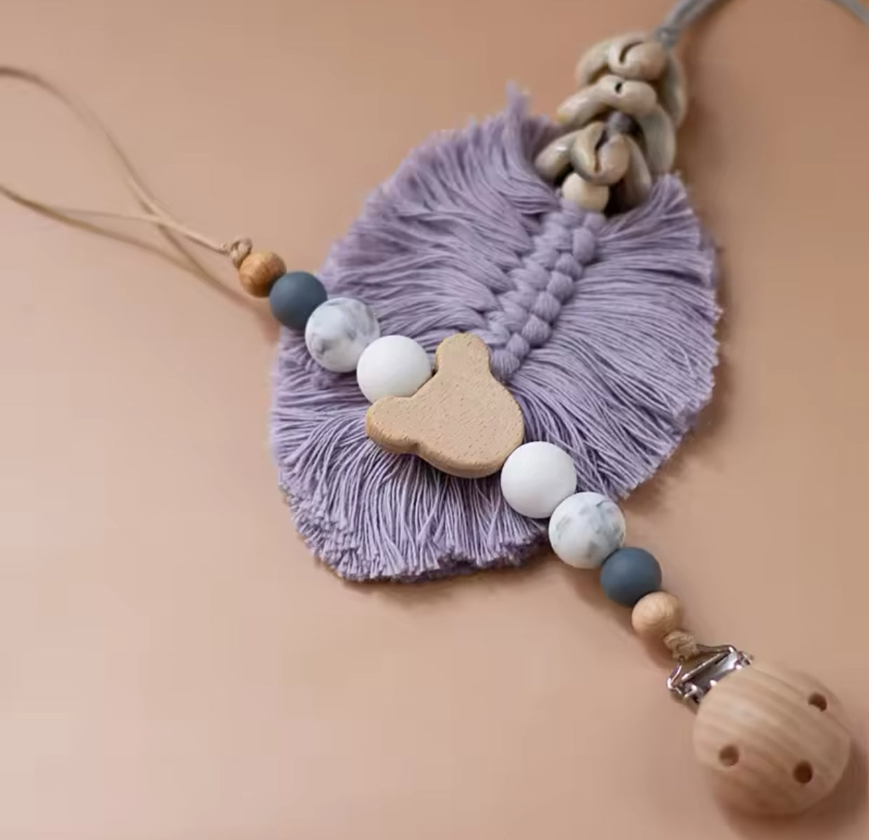 Attache tétine personnalisé /personalized pacifier clip